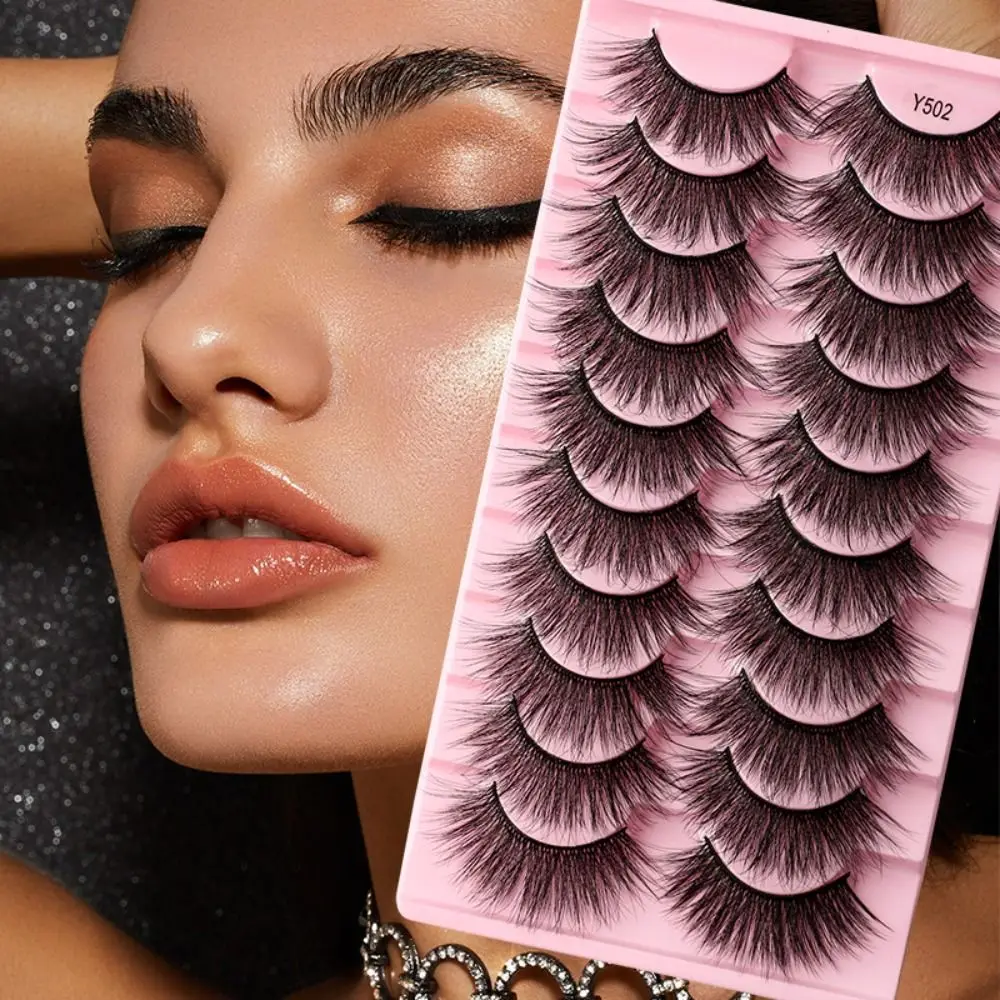 Volume drammatico Faux Mink Hair Women Beauty Thick Long Eye Lashes Faux Mink Eyelashes Eye Extension ciglia finte