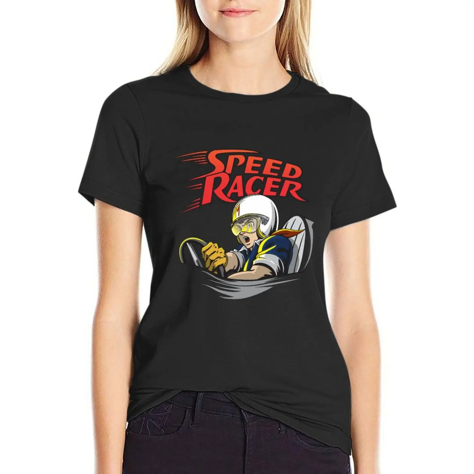 Speed Racer - Cartoons T-Shirt Female clothing sublime summer tops customs design your own summer blouses woman 2024