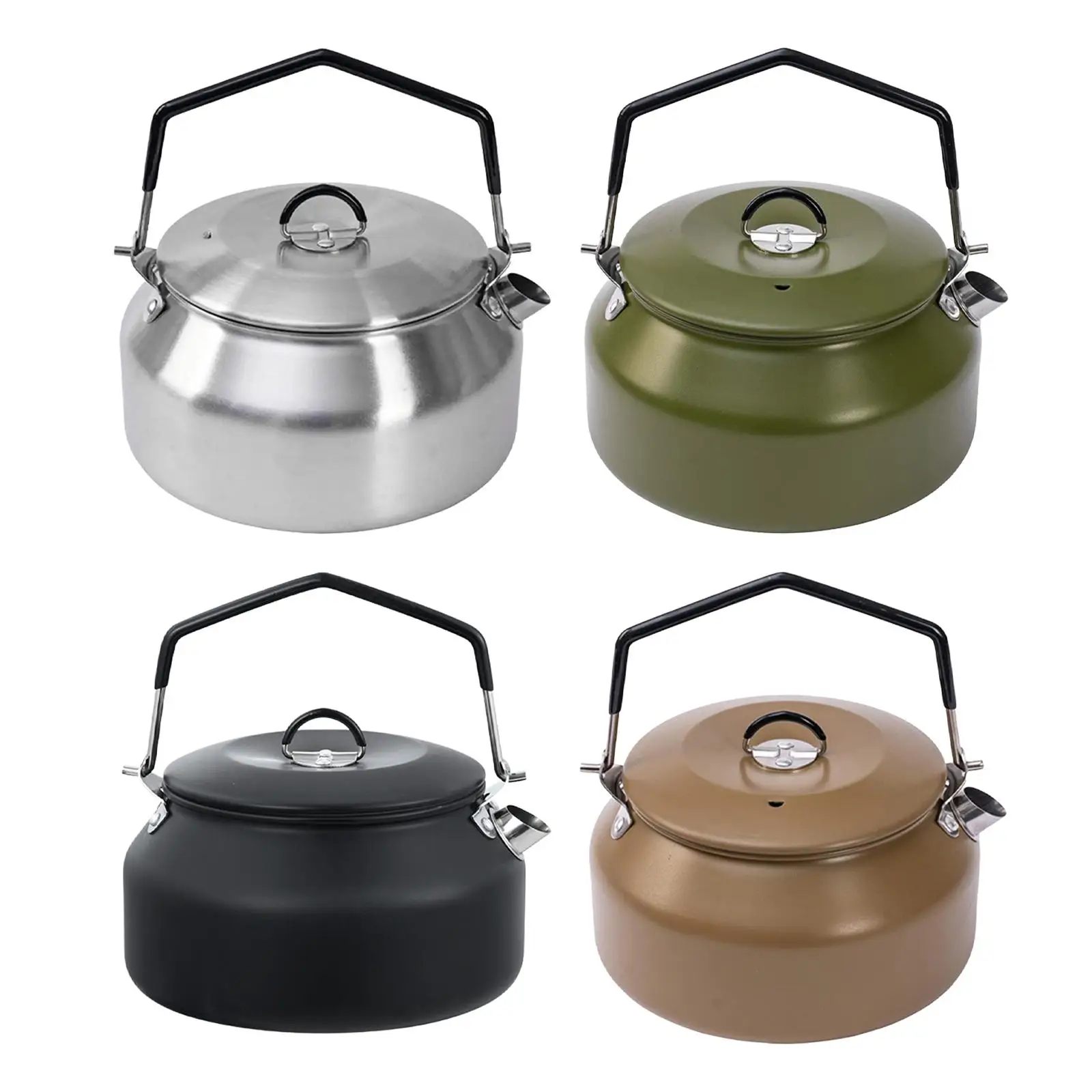 Camping Kettle Tableware Lightweight Picnic Cooker Camping Pot Camping Tea Kettle for Climbing Traveling Camping Outdoor Fishing