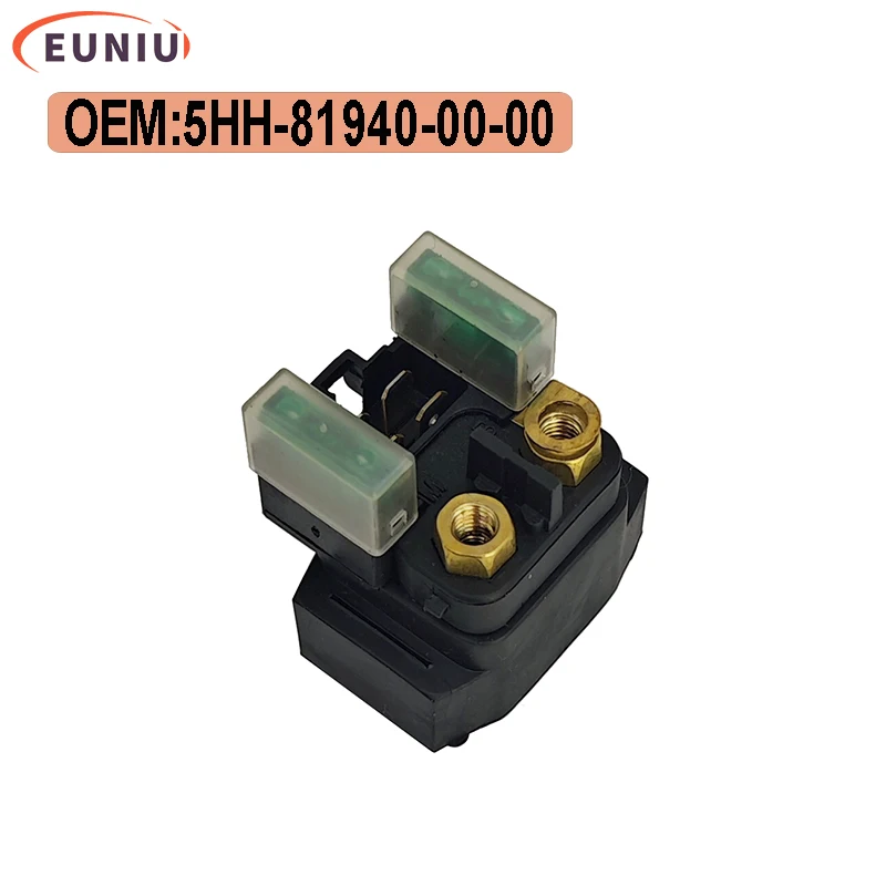 Starter Relay Solenoid 5HH-81940-00-00 Replacement Fit for YFM660 YFM350 FJR1300 SXV700