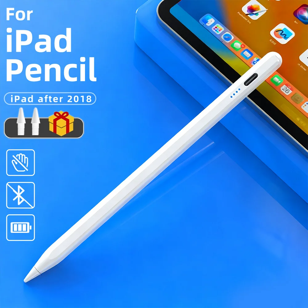 

Stylus Pen Touch Pen Tablet Pencil for iPad Air 3 4 5 Pro 11 12.9 Mini 5 6 7 Wireless Charging Palm Rejection iPad Accessories
