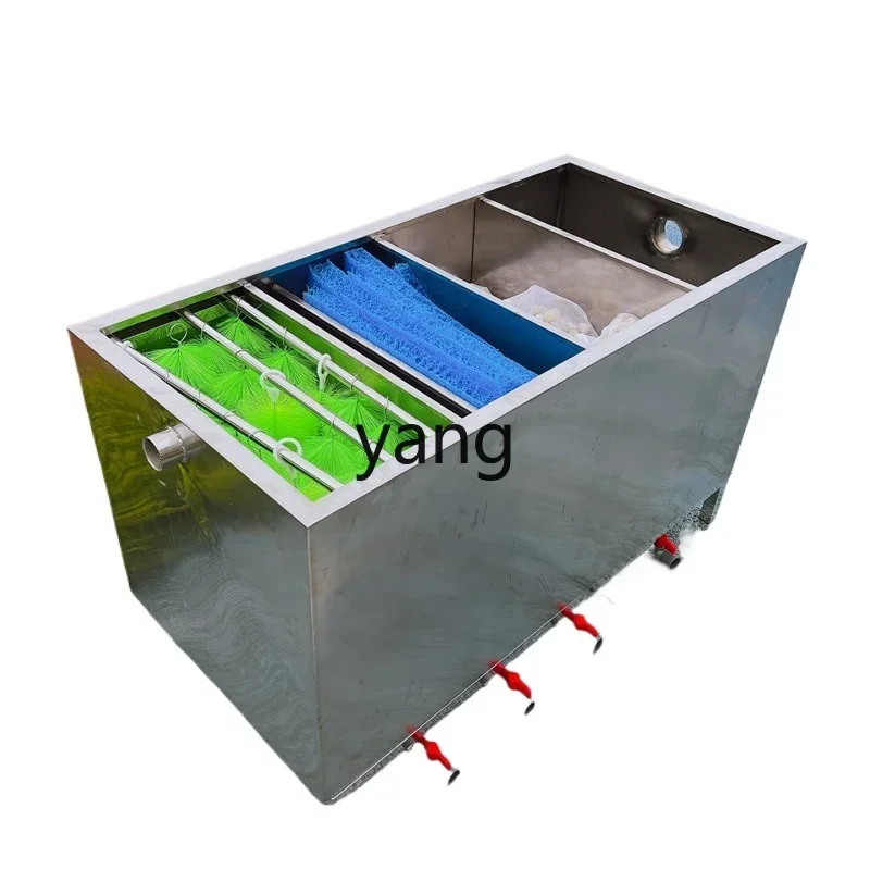 

lmm stainless steel filter box outdoor koi fish pond bottom sewage drainage upper filter box