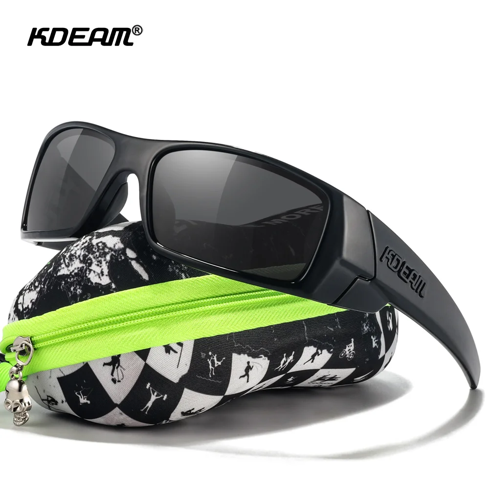 KDEAM Polarized Fishing Sunglasses for Men with Strong Arm Clear Fishing Float Vision Outdoor Sports Eyewear KD338