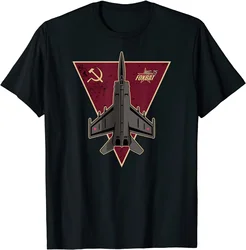 Soviet MiG -25 Foxbat Fighter CCCP Military Style T-Shirt 100% Cotton O-Neck Summer Short Sleeve Casual Mens T-shirt Size S-3XL