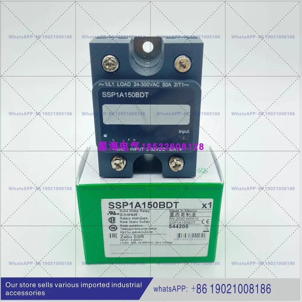 SSP1A125BDT single phase 25 amp solid state 24-300VAC control voltage 3-32VDC