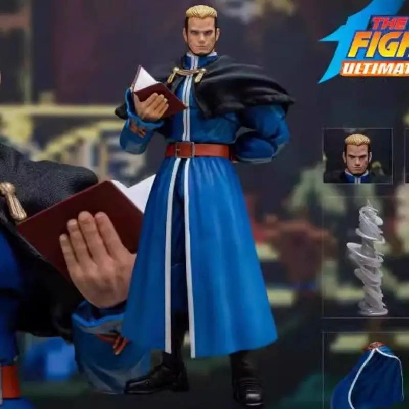 متوفر في المخزون Storm Toys Street Fighter 98 KOF98 Goenitz 1/12 نموذج الهاتف المحمول #6