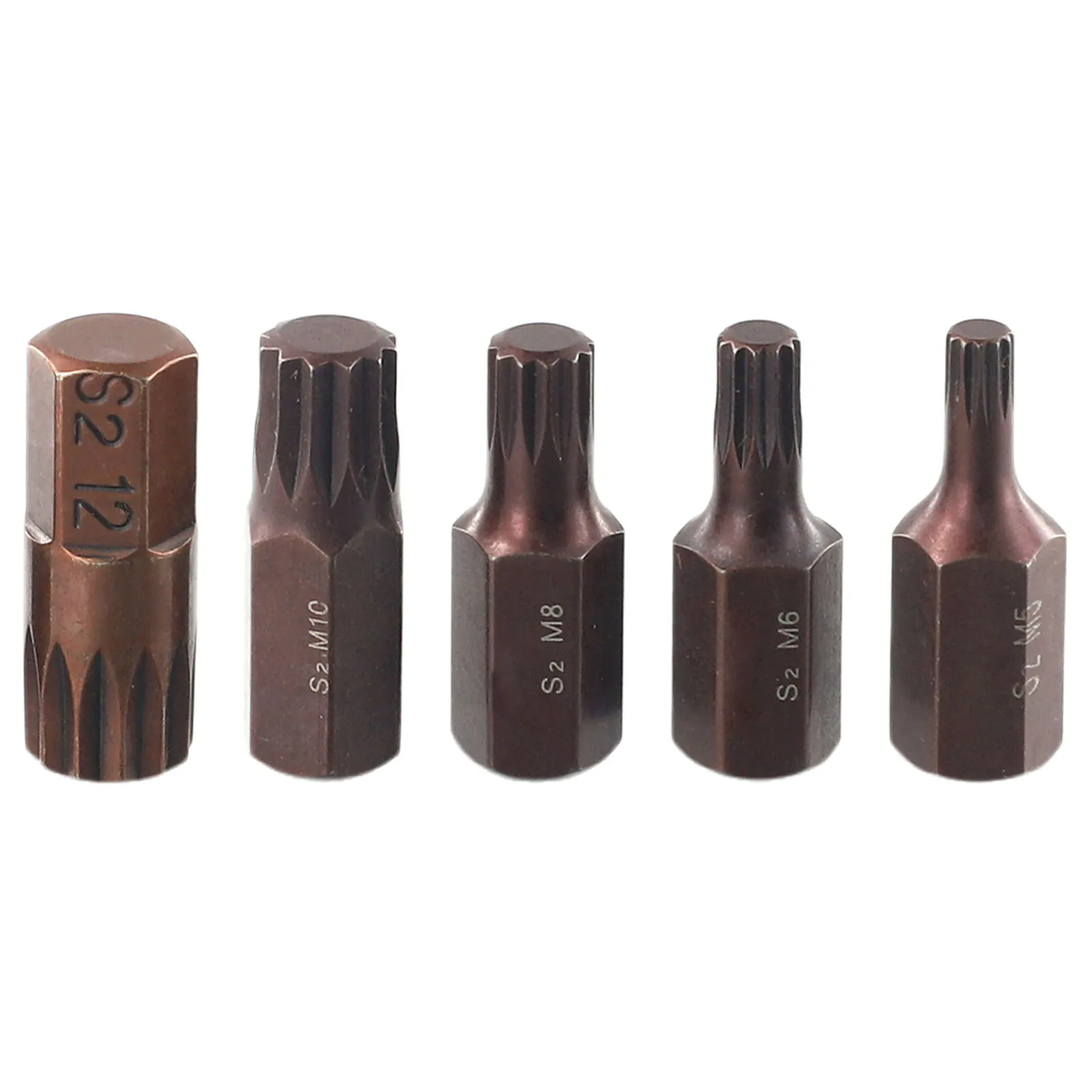 

10mm Hex Shank Star Screwdriver Bit 5pcs/set Magnetic Alloy Steel High Precision M5/M6/M8/M10/High Quality