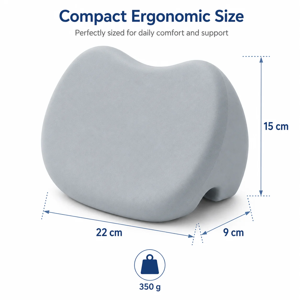Ergonomic Desk Chest Support Pillow Memory Foam Arm & Chest Rest Cushion for Office Work Laptop Desk Edge Support Posture Comfor