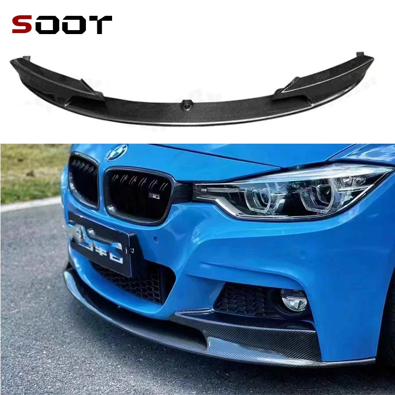 

Для BMW 3 серии F30 F35 2011-2018: карбоновый передний сплиттер, диффузор, накладка на бампер, автозапчасти