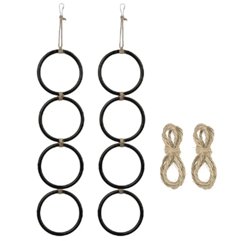 

【НА РОЖДЕНИЕНИЕ ХРИСТОМА】Набор из 2 регулируемых колец для лазания для змей, цепь-кольцо для обогащения среды обитания для питонов, змей-кукурузолов, хамелеонов, попугаев