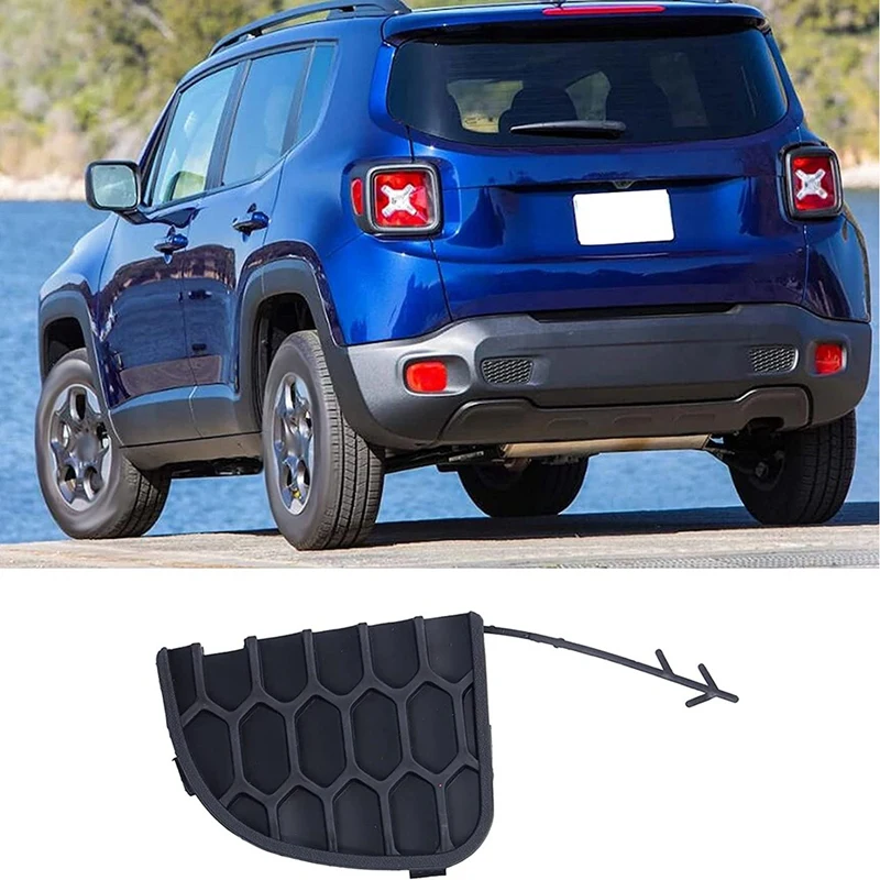 For 2015 - 2019 Jeep Renegade 5VW91LXHAA Rear Bumper Tow Hook Cover Cap 735645726