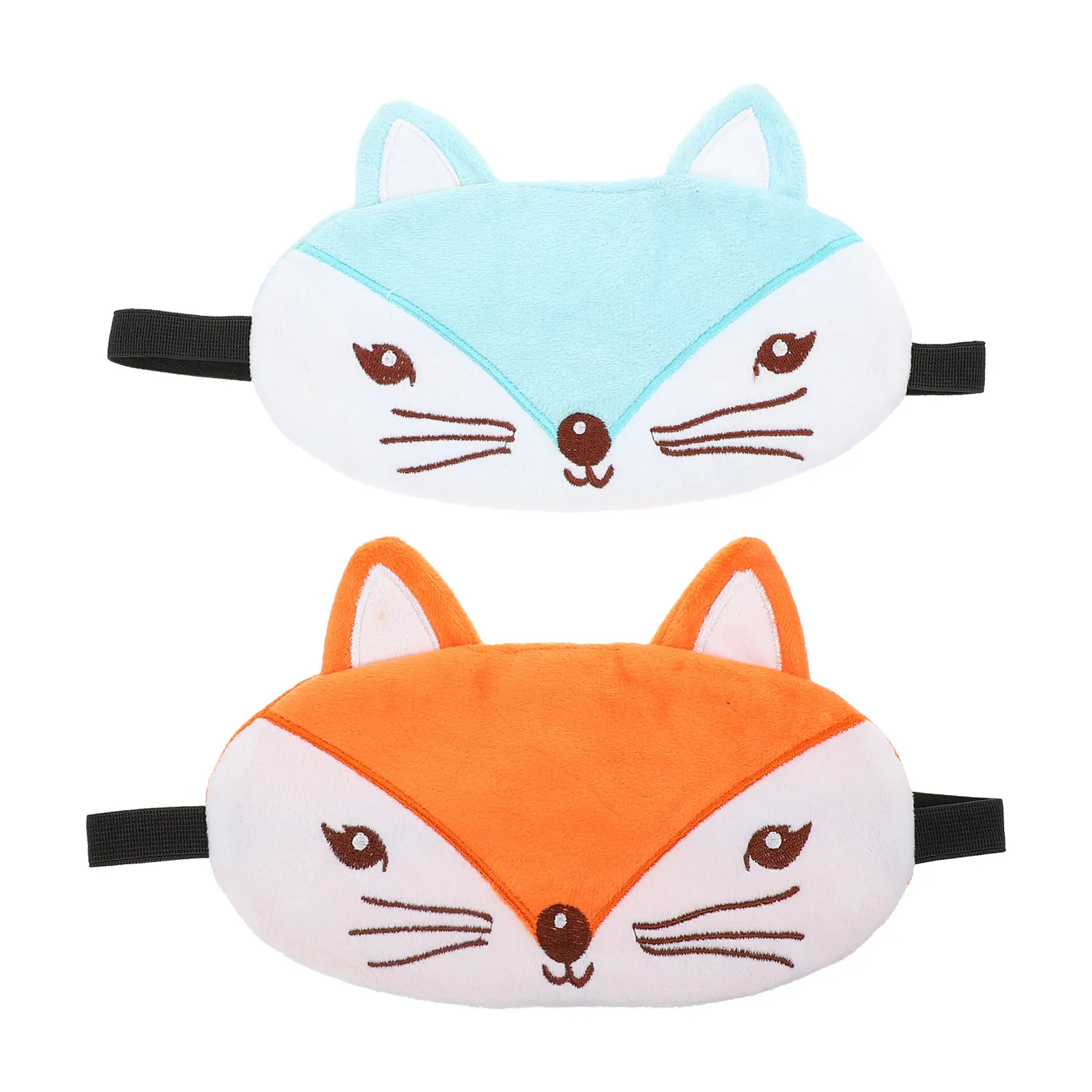 2Pcs Premium Breathable Sleep Eye Mask for Light Blocking Comfortable Adjustable Head Strap Office Student Nap Travel Use