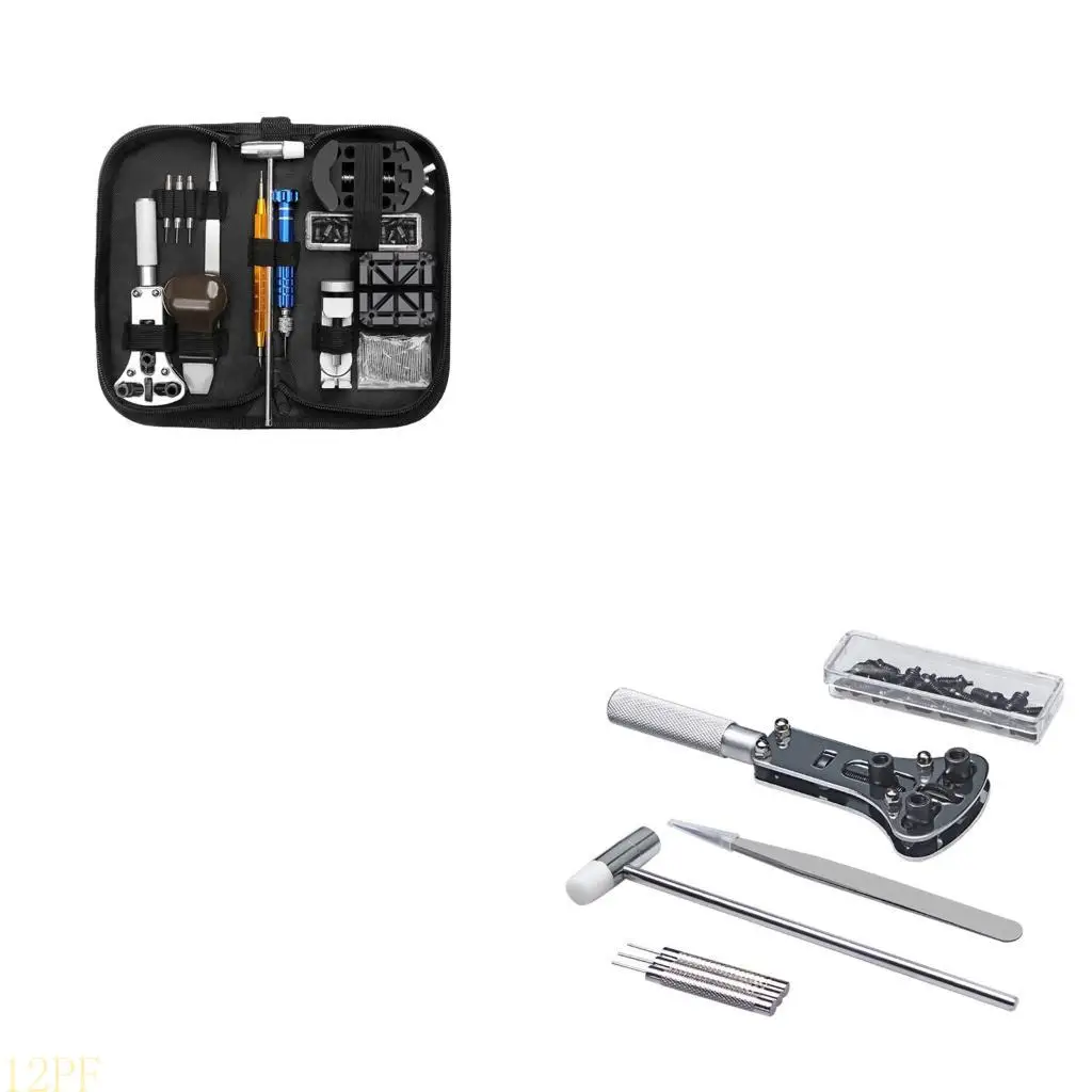 12PF Watch Repair Tool Set With 138Pcs Essential Accessories For DIY Enthusiasts