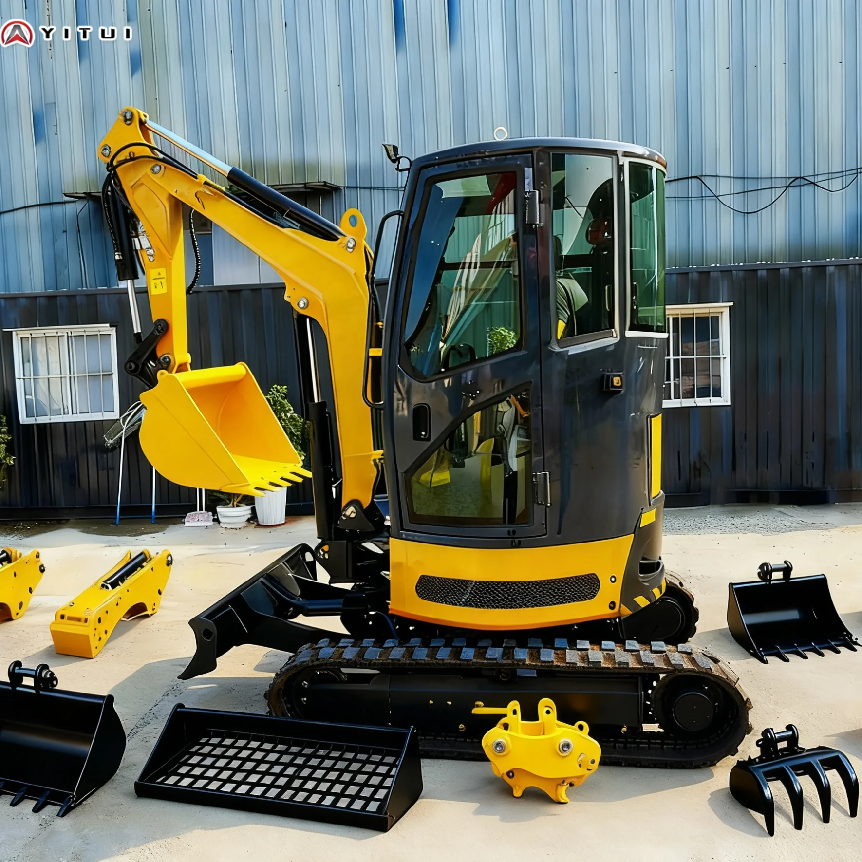 

1.2 Ton Epa Euro5 Mini Excavator High Quality Multi Functional Customized For Sale 1.5 Ton And 2 Ton Mini Excavators