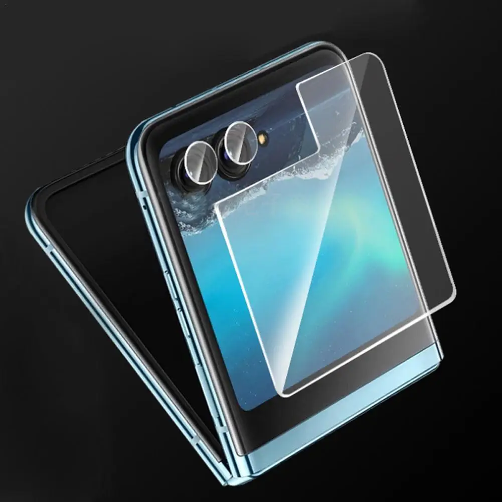 Lens Protector Film For Motorola Razr 40 Ultra Clear Ultra Slim Camera Cover Tempered Glass Camera Protective Film Anti-fall