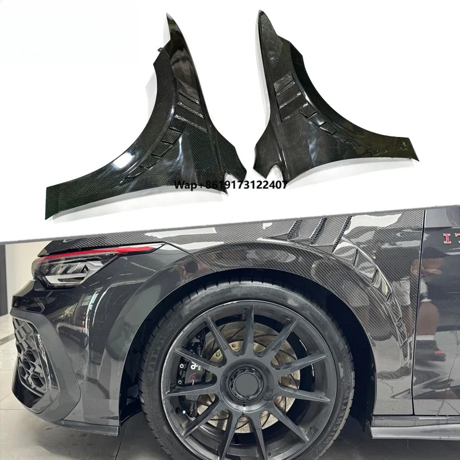 

Dry Carbon Fiber Front Side Fender Flares for 8 GTI 2021-UP Front Vented Fenders Car Accessories