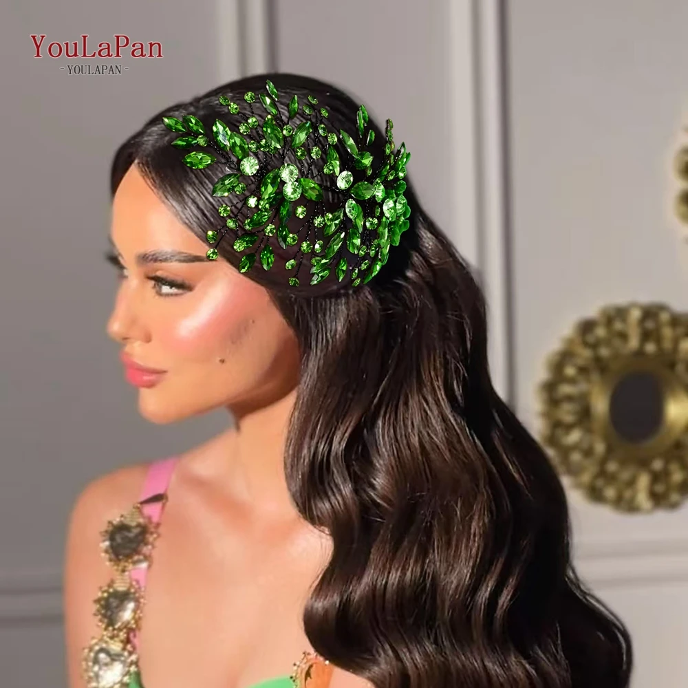 YouLaPan Wedding Rhinestone Headband Luxury Bride Headpiece Handmade Women Party Banquet Hair Accessories Trendy Hairwear HP857