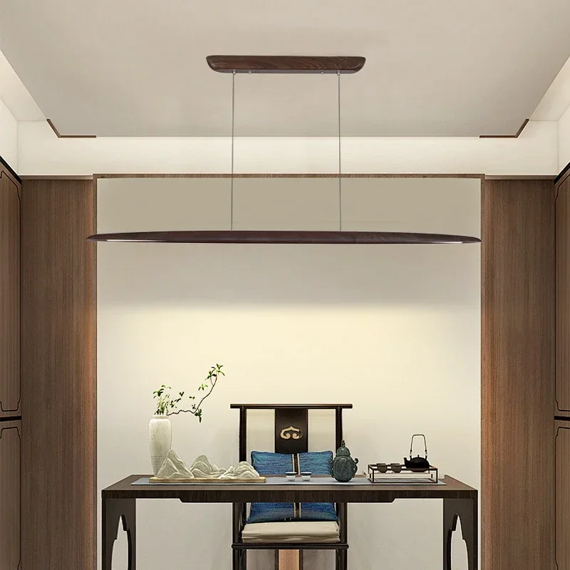 

Modern Long Strip Led Pendant Light Dimmable for Dining Room Kitche Food Tables Bar Designer Chandelier Home Decor Light Fixture