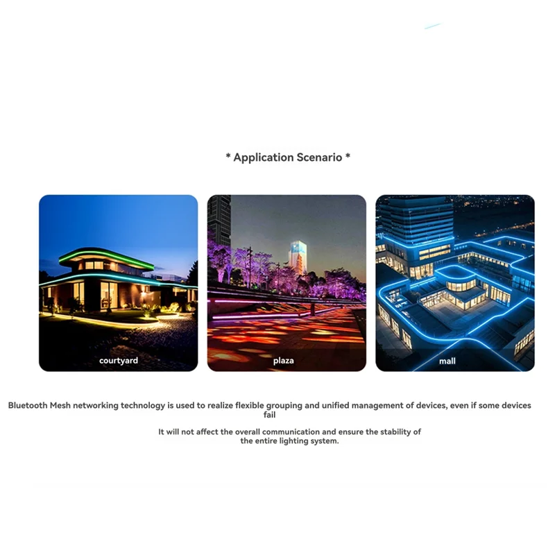 YLS-SP324E MESH Networking Synchronous RGBW LED Controller Long-Distance Lighting Effect Frame Synchronization, Wide Range