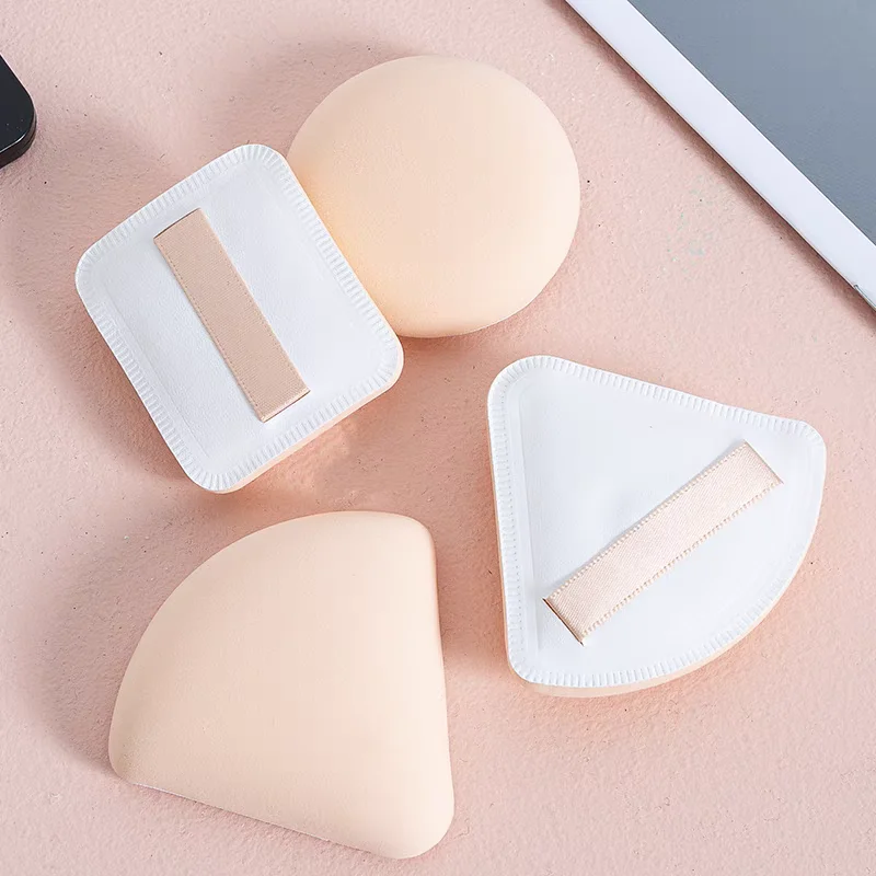 Triangle Round Thick Powder Puff Wet Dry Use Concealer Foundation Sponge Cushions Soft Makeup Puffs Cosmetics Puff Makeup Tools