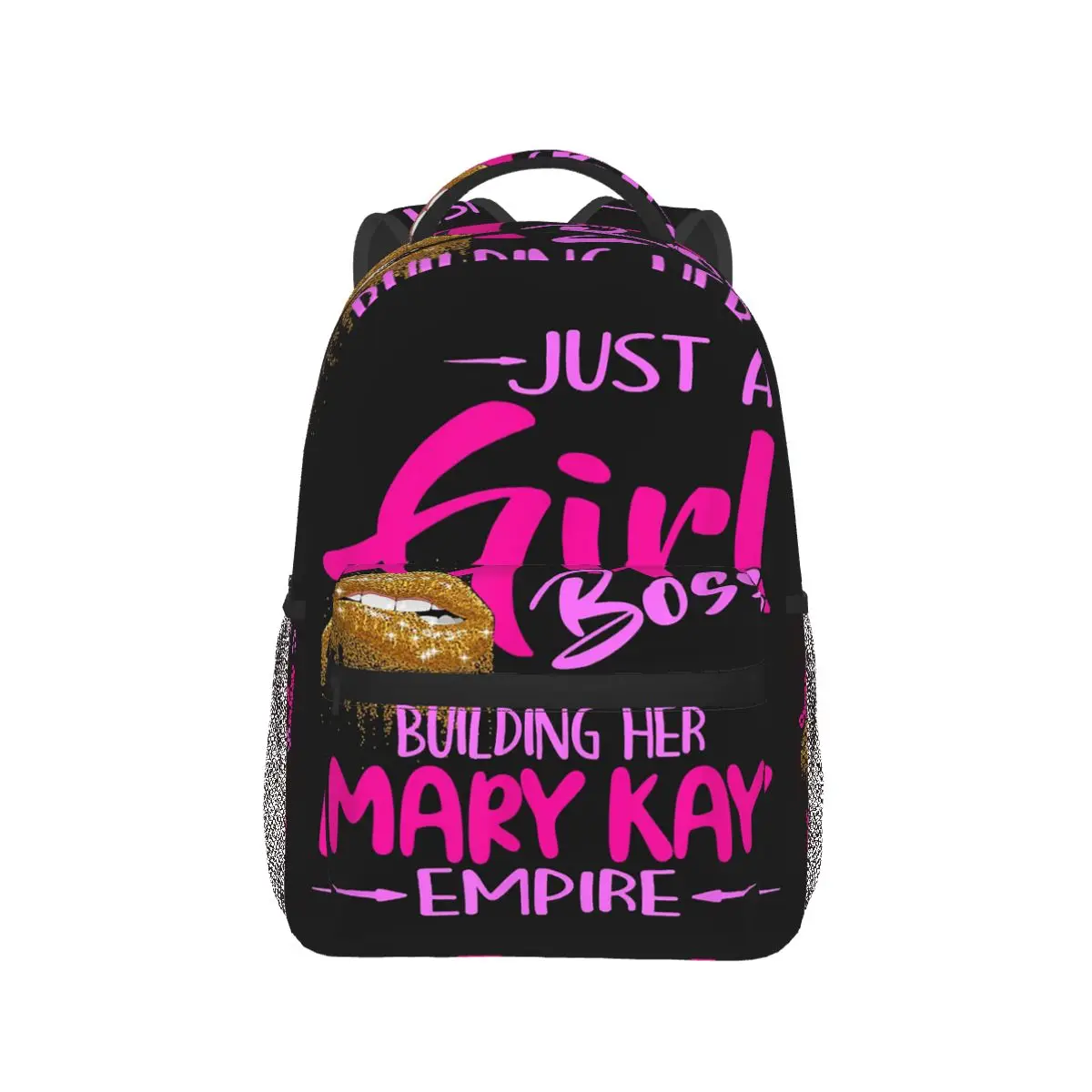 

Just A Girl Boss Building Her Mary Kay Empire Backpack Hot Sale Daypack Boys Girls BookBag School Bag Shoulder Bag for Men Women