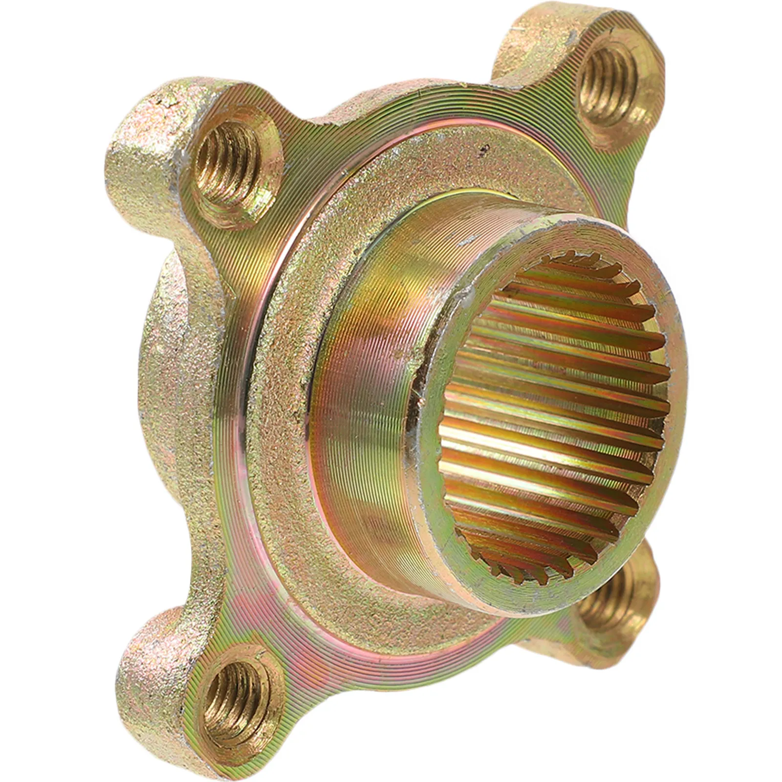 

Go Hub Rear Axle Hub for Atv Chain Wheel Brake Disc Fixed Seat Replacement Sturdy Design for Karting Car and Beach