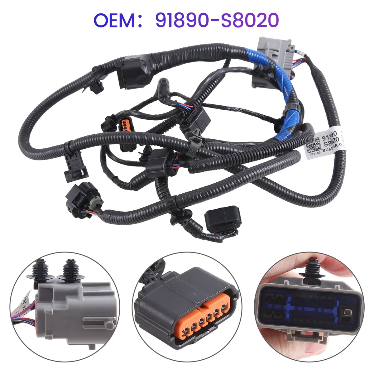 

91890-S8020 Car Front Bumper Limi Parking Aid System Wiring Harness for Hyundai Palisade