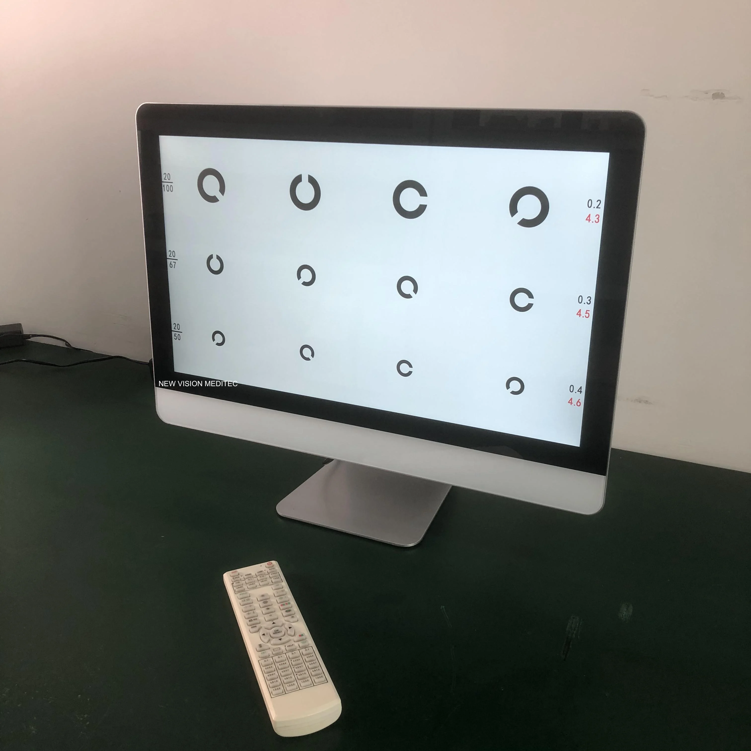 Eye health screening Eye vision chart Visual digital chart Projector Vision test chart