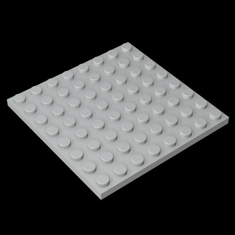 10Pcs MOC Parts 41539 42534 Plate 8 x 8 Compatible Bricks DIY Assmble Building Blocks Particle Kid Puzzle Brain Toy Gift