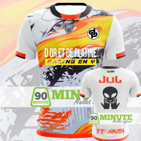 

Best Selling Men's and Women's Quick Drying T-Shirt Jersey 90 Minutes MM9 Comfortable Casual Breathable Y2K Short Sleeve Moto