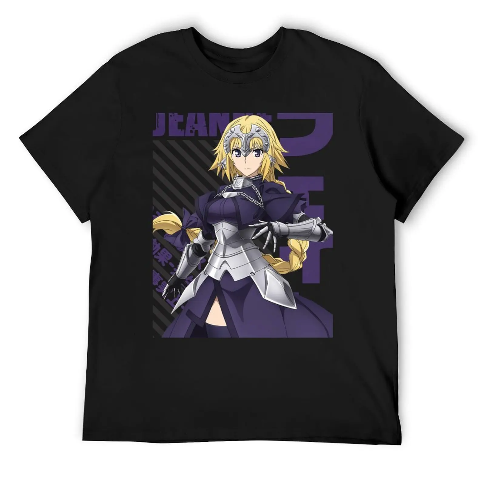 Fate - Jeanne d'arc Camiseta vintage anime camisa Roupas estéticas coisas baratas camisas masculinas