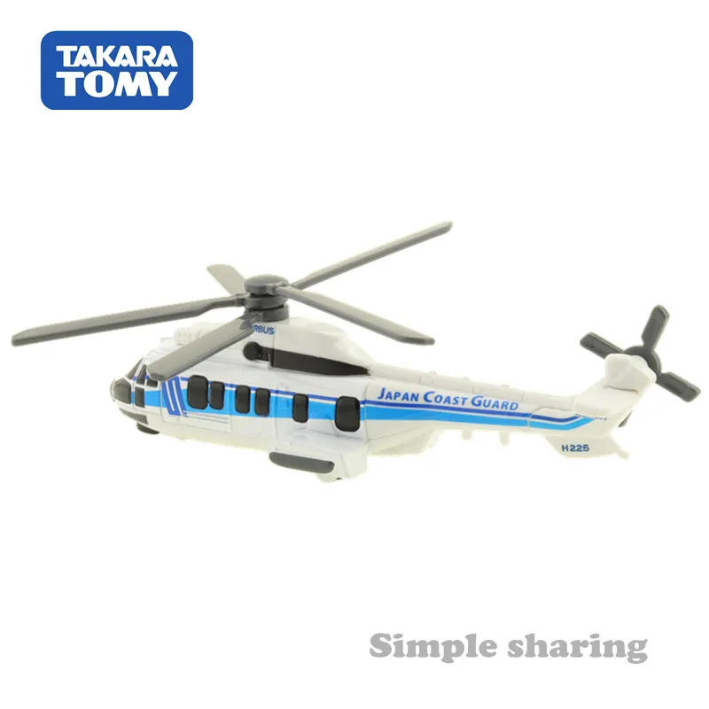 Takara Tomie Lang Type Tomica No.137 Japan Kustwacht Super Puma H225 Schaal 1/124 Kinderen Speelgoed Motorvoertuig Diecast Metalen Model