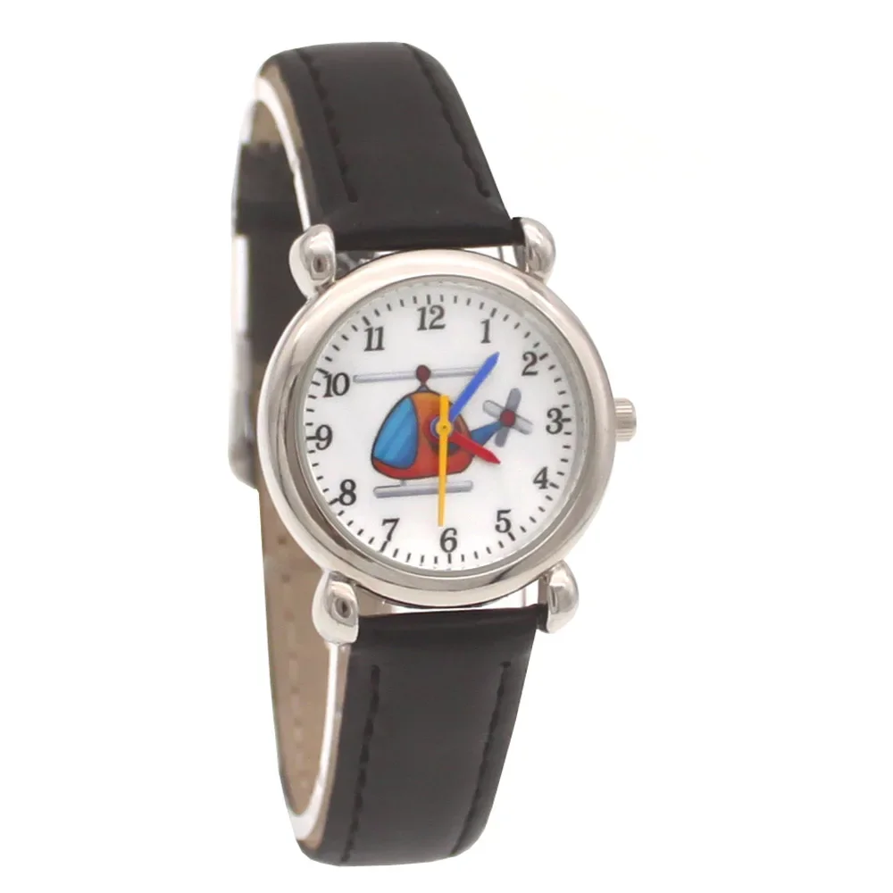 Fashion Cartoon Quartz Watch for Boys & Girls Digital Wristwatch with Silicone Strap Student Timepiece Ideal Kids Gift
