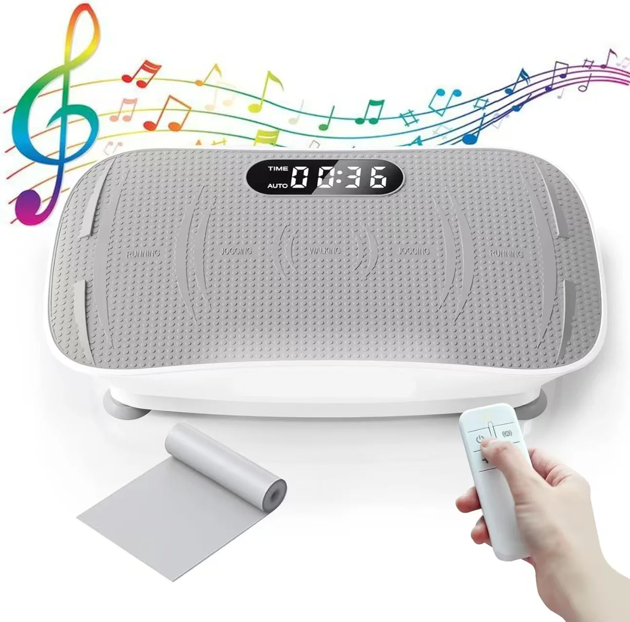 

Home Use Body Crazy Fit Massage Machine Silicon Mat ABS Metal Material Vertical Exercise Vibration Platform Machine