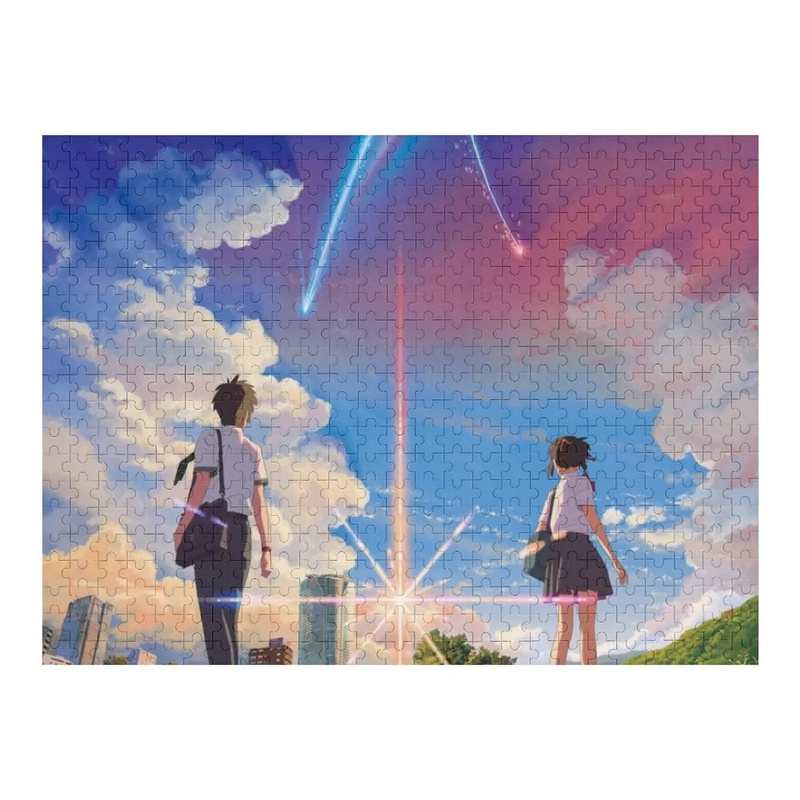 จิ๊กซอว์คิมิโนะ นา วา ของเล่นเด็กแบบกำหนดเองได้ ของขวัญที่ปรับแต่งได้ ของขวัญไม้แบบกำหนดเอง จิ๊กซอว์