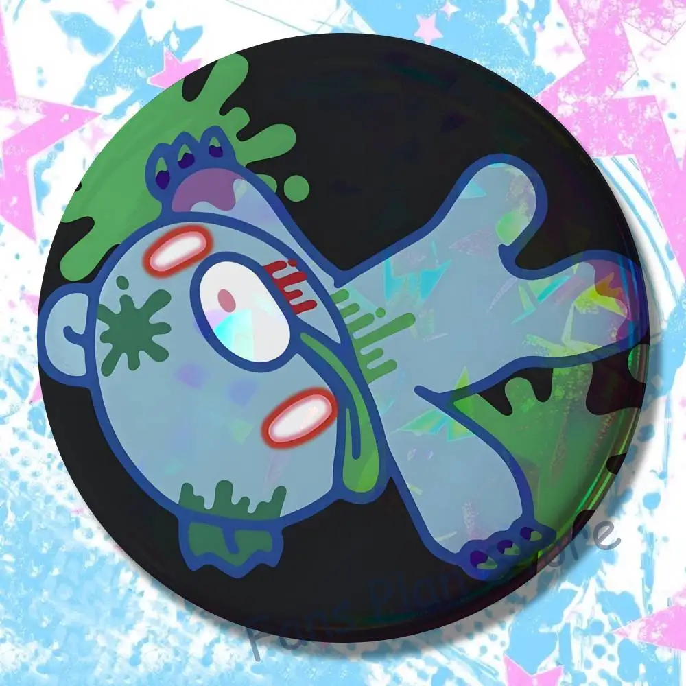 Cartoon G-Gloomy Bear Badges Creative Tinplate Button Pins Brooch Creative Quotes Badge Clothes Backpack Jewelry Gift Fan