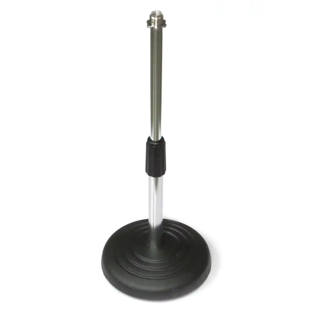 

Free Shipping Desktop Microphone Stand, Low Profile-Adjustable Height 6\ Mic Base- (AD7S)