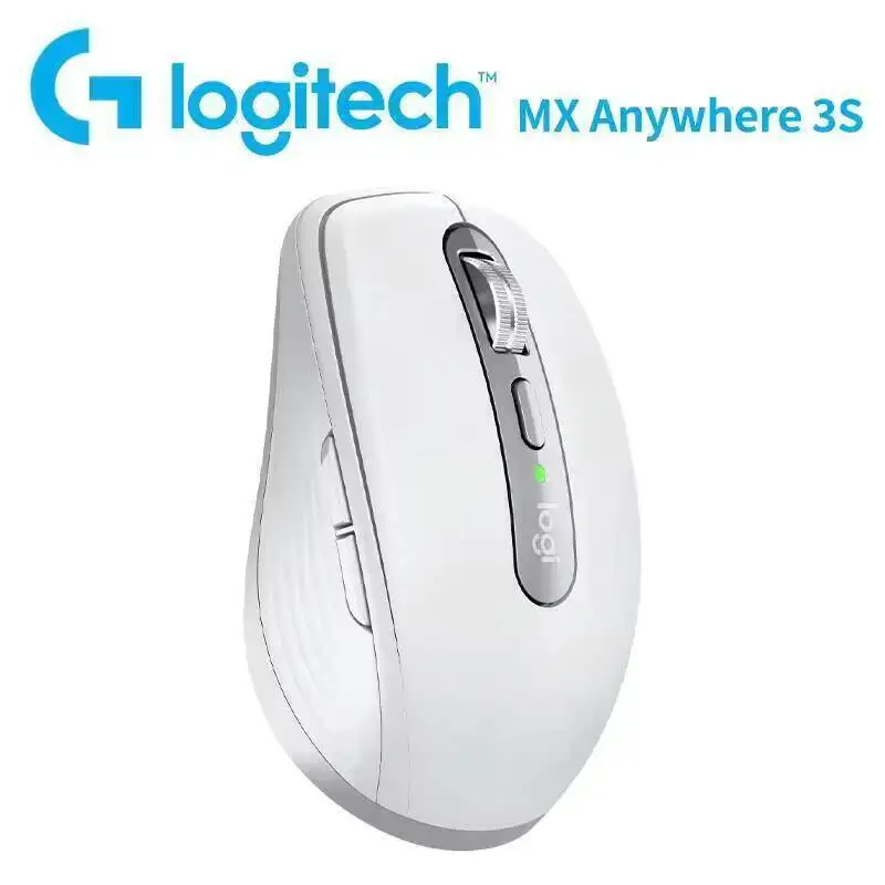 لوجيتك MX Anywhere 3S سماعة لاسلكية تعمل بالبلوتوث ثنائي الوضع محمول للأعمال والمكتب ماوس منزلي G304/G203/M750
