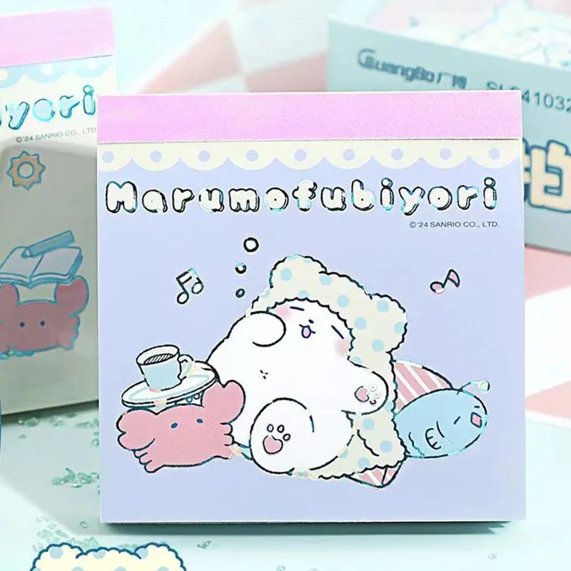 Kawaii Cute Sanrio Marumofubiyori Notebook Portable Memo Pad Schedule Reminder Book Cartoon Anime Stationery Girl Birthday Gift