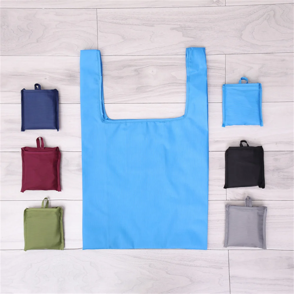 

New Hot Sale Multicolor Waterproof Shopping Bag Foldable Oxford Cloth Environmental Bag Large Capacity Plaid Tote Bag Wholesale