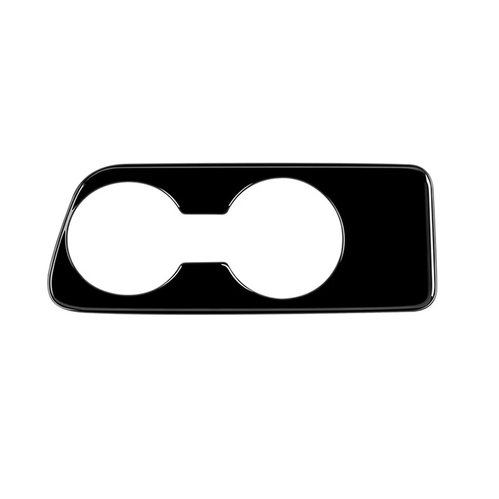 

Автомобильная глянцевая черная центральная консоль держатель стакана для воды декоративная крышка отделка наклейки для Yaris 2021 2022