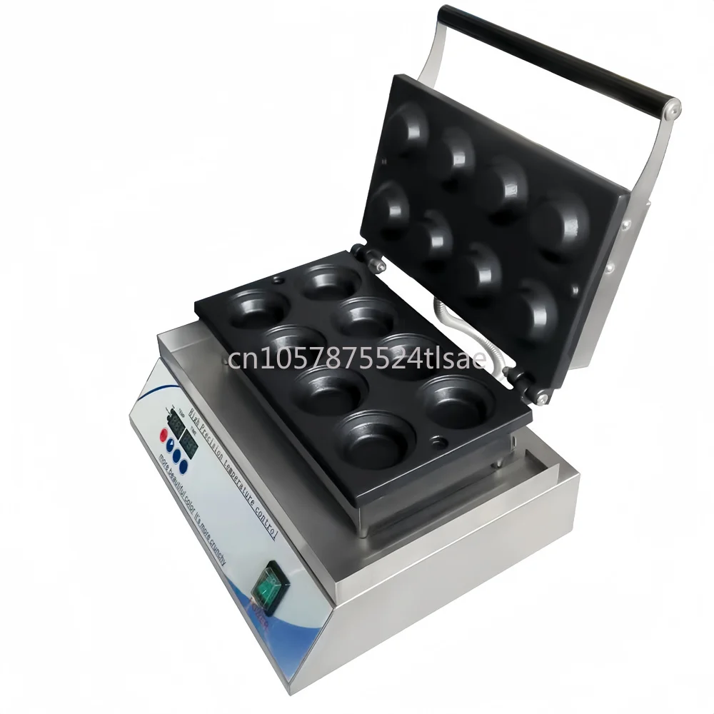 Baking Egg Tart Skin Machine Digital Display Accurate Temperature Control Commercial Eight-hole Electric Heating