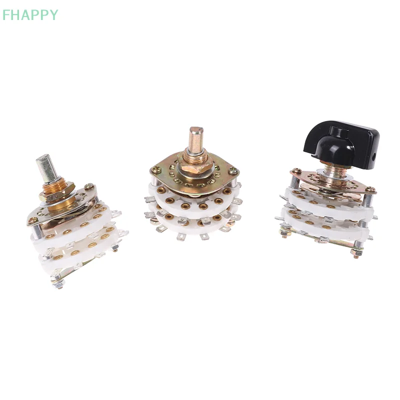 2 Pole 6/7/8/9/10 Position 4 Pole 3/5 Position With Channel Rotary Switch Selector With Cap Channel Selector Rotary Switch