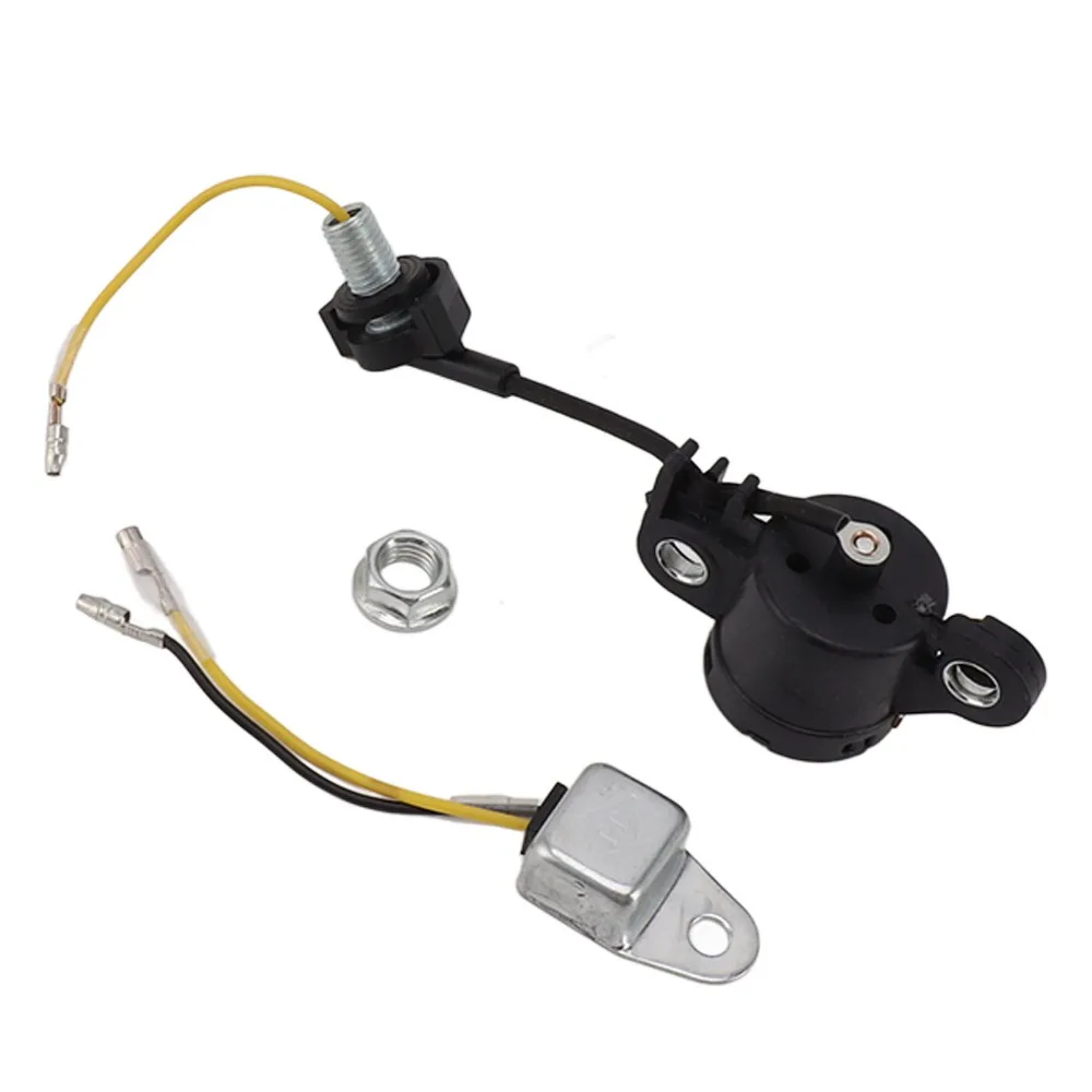 Black and Silver Oil Level Sensor Switch Compact ABS Low Oil Sensor Switch for GX120 GX160 GX200 GX240 GX270