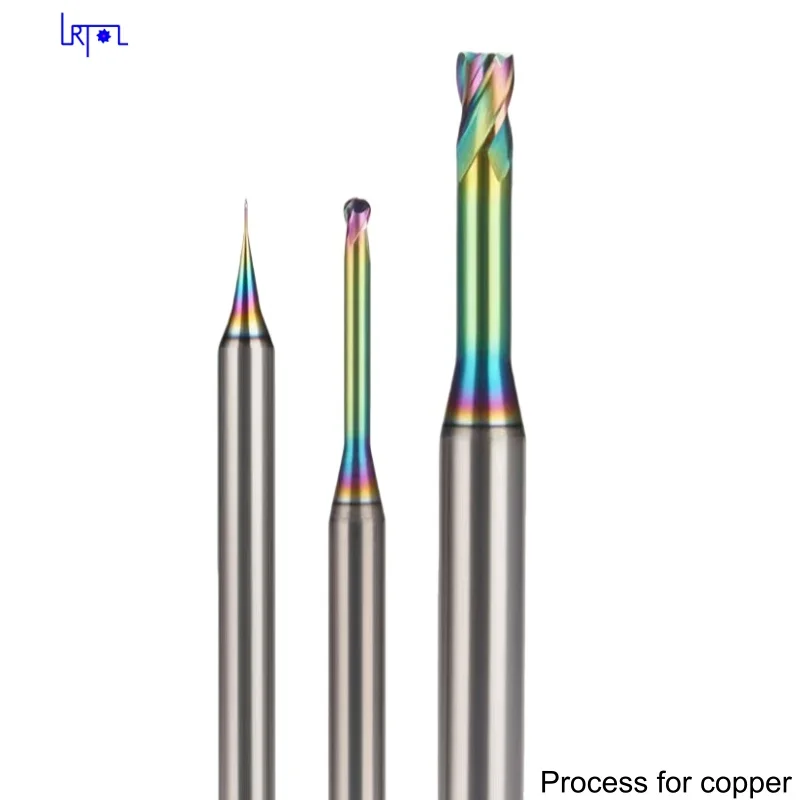 Carbide Micro Deep Milling Cutter for CNC Machine End Mill Process for Copper