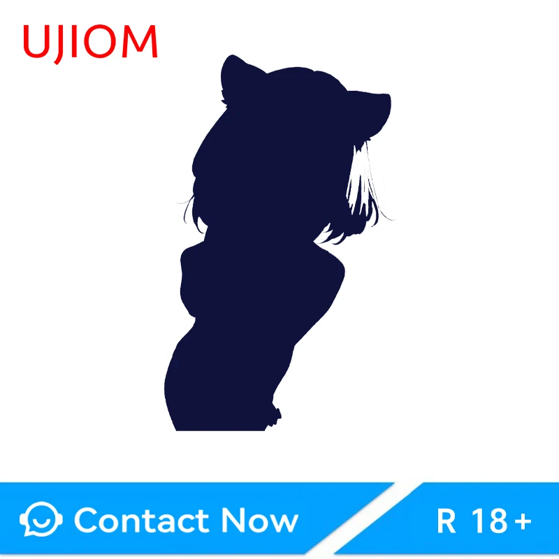 UJIOM Blue Archive Girls Wall Sticker Wedding Murals Not Safe For Work Hardcore Decal Pussy Wagon No Trespassing Accessorie