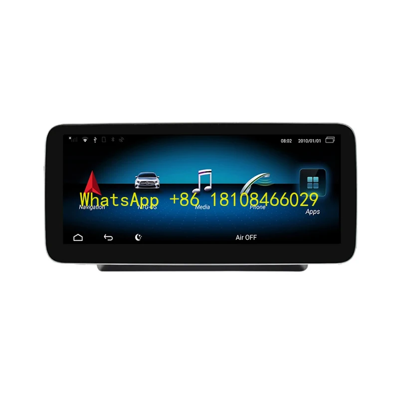 

12.5" Android 13 8 Core 8+128G Car Video Radio GPS Multimedia Player for Mercedes Benz C-Class W204 W205 GLC X253 V Class W446