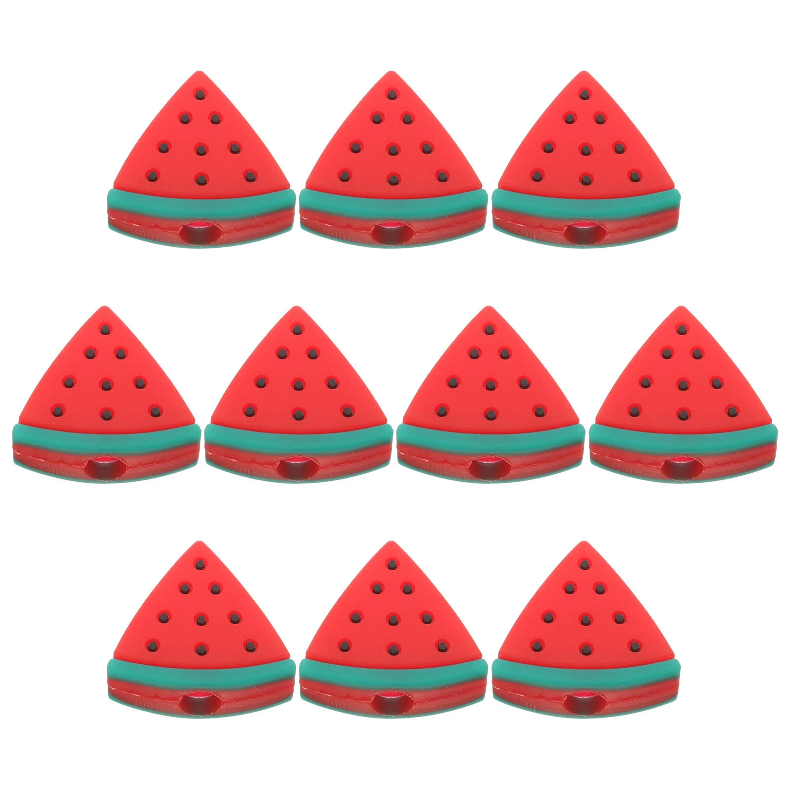 

10Pcs Watermelon Silicone Pencil Caps Adorable Cartoon Pencil Protective Sleeves for School Use School Things for