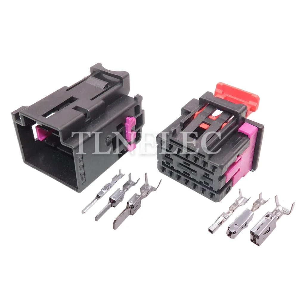 17 Pin Way Auto Unsealed Connector with Wires Car Seat Wire Harness Sockets For VW Audi 4F0972575 4F0972483
