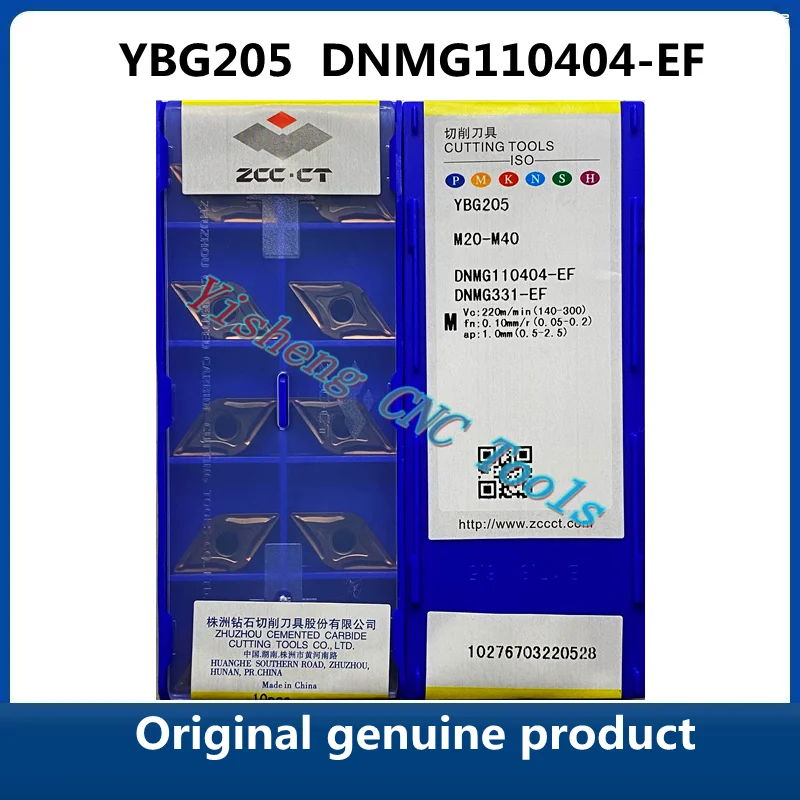 

Original genuine product ZCC CT YBM153 DNMG110404-EF YBG202 YBG205 CNC Turning Tool Lathe Cutter Tools